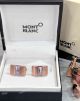 Copy Mont Blanc Rose Gold Cufflinks set with black elements (2)_th.jpg